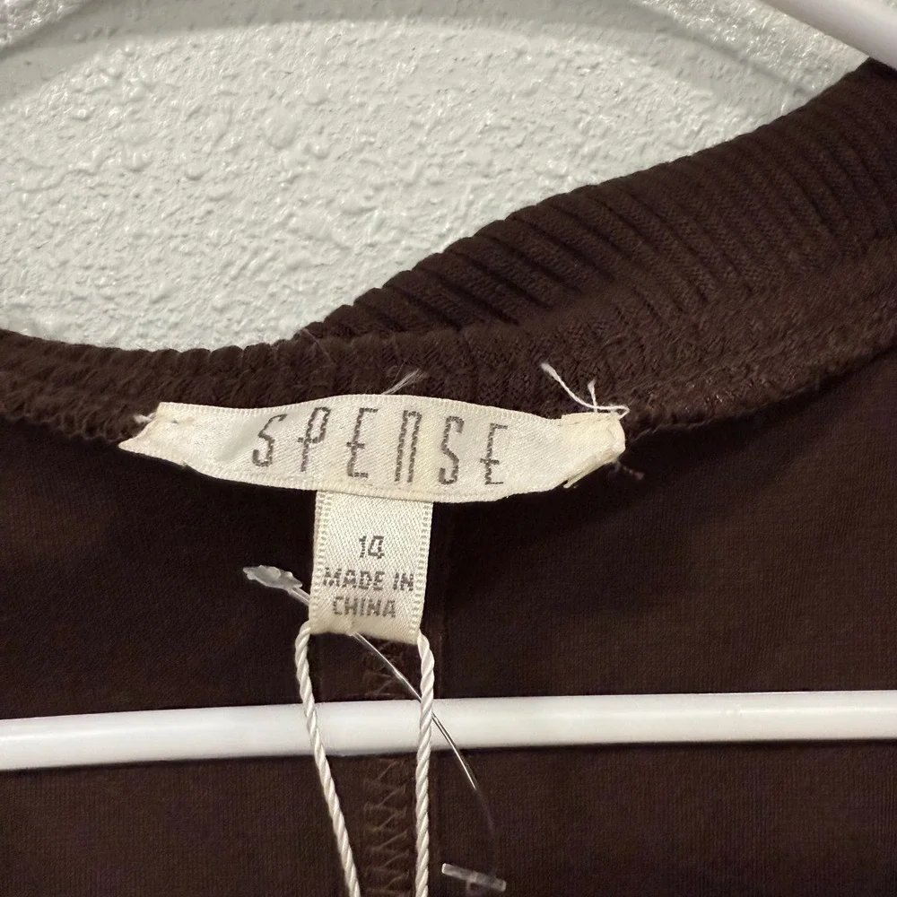 Spense Brown‎ Sleeveless Cowl Neck Dress Women's Size 14 New with Tags - Picture 4 of 6